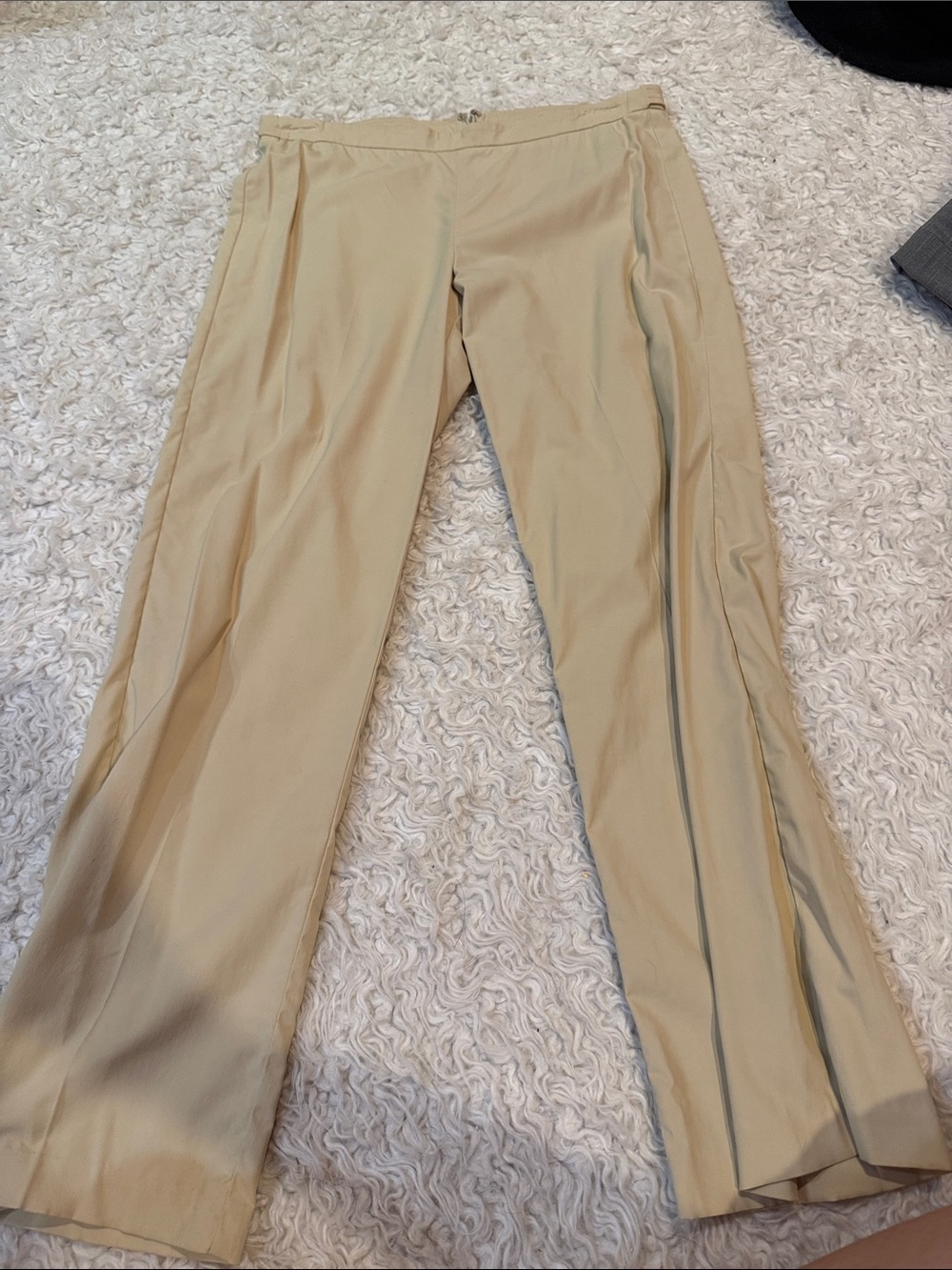 Womens Casual Chino Pants in Beige